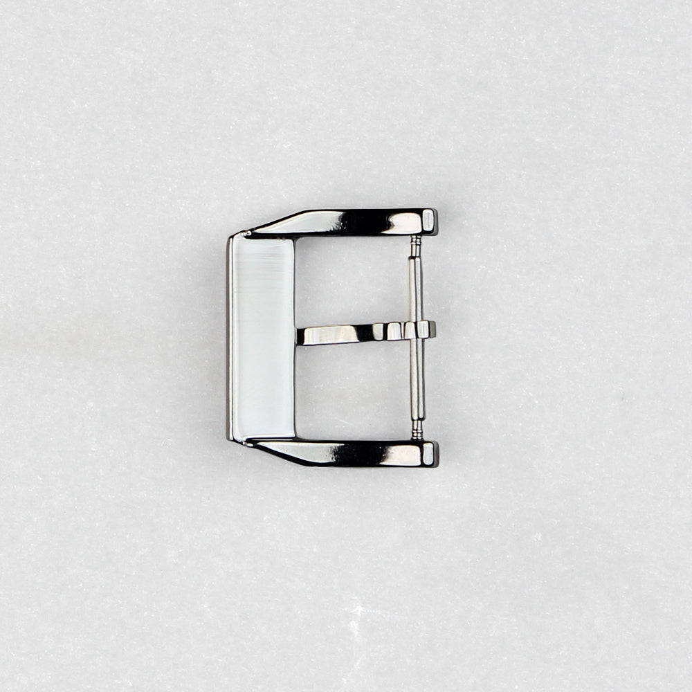 Rockstar Tang Buckle — Satin Brushed Silver — 4