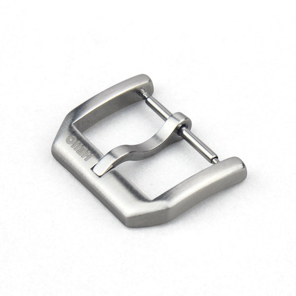IWC Style Tang Buckle — Brushed Silver — 1