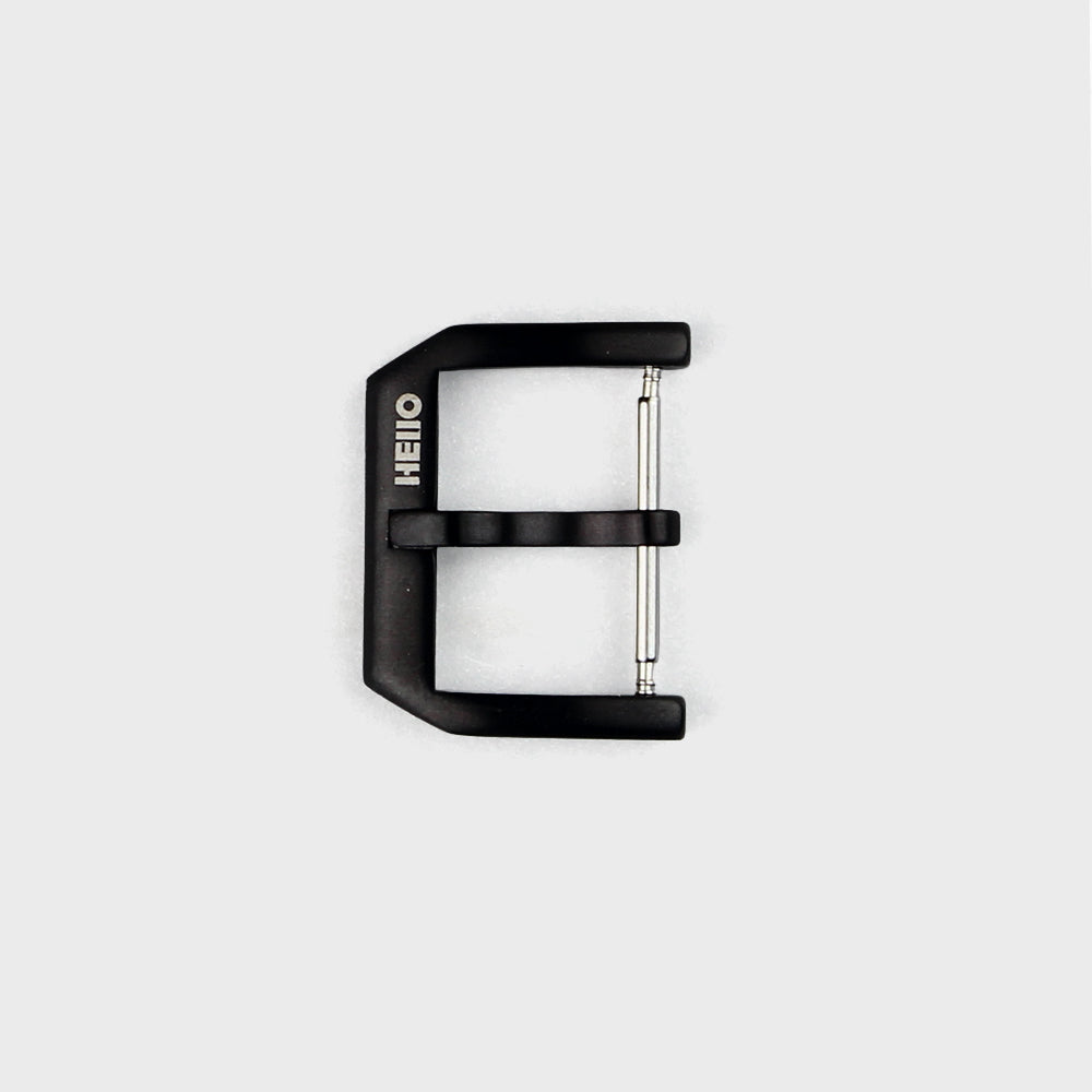 IWC Style Tang Buckle — Brushed Black — 2