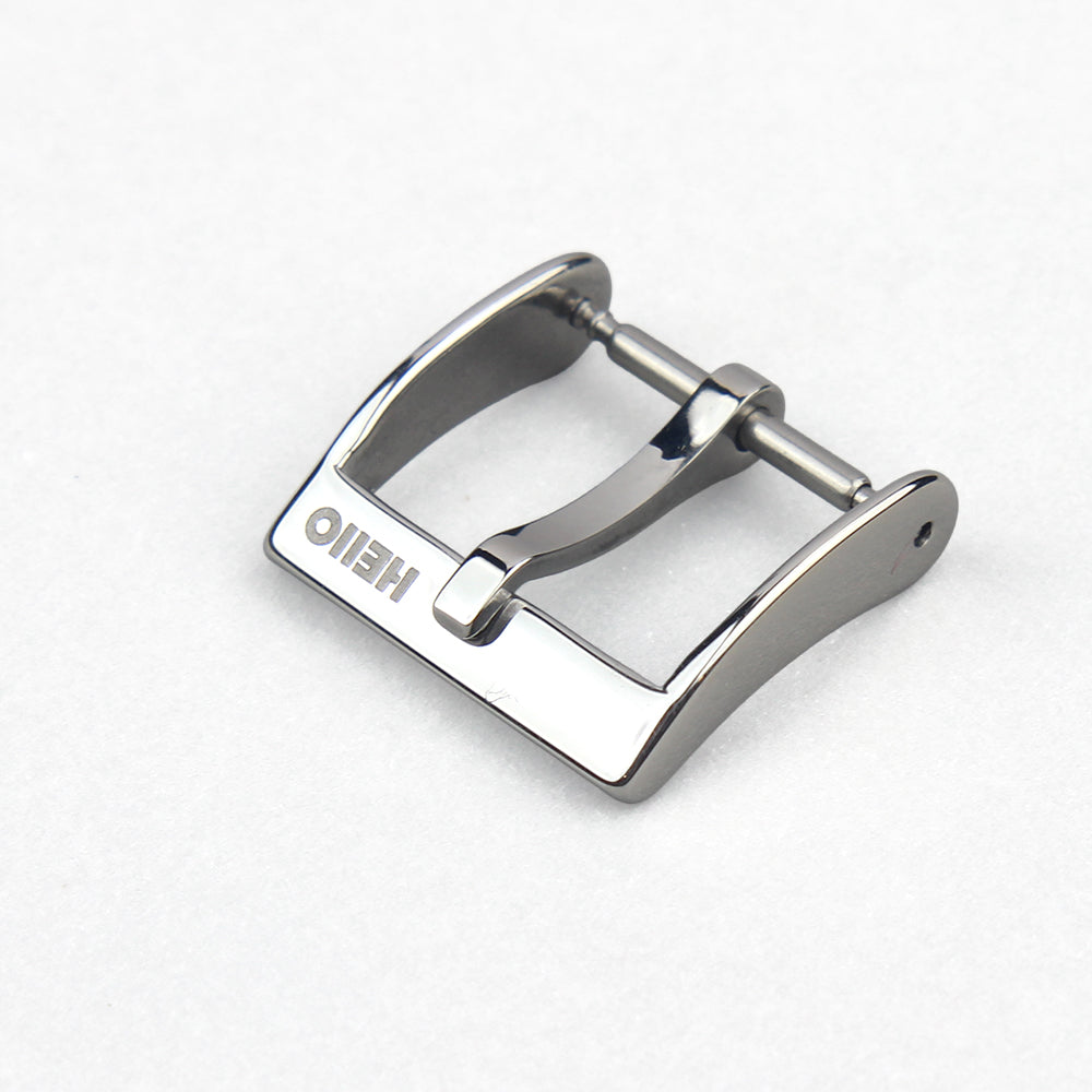 Slim Dress Tang Buckle — Polished Silver — 1