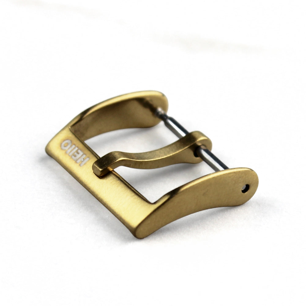 Slim Dress Tang Buckle — Brushed Gold — 1