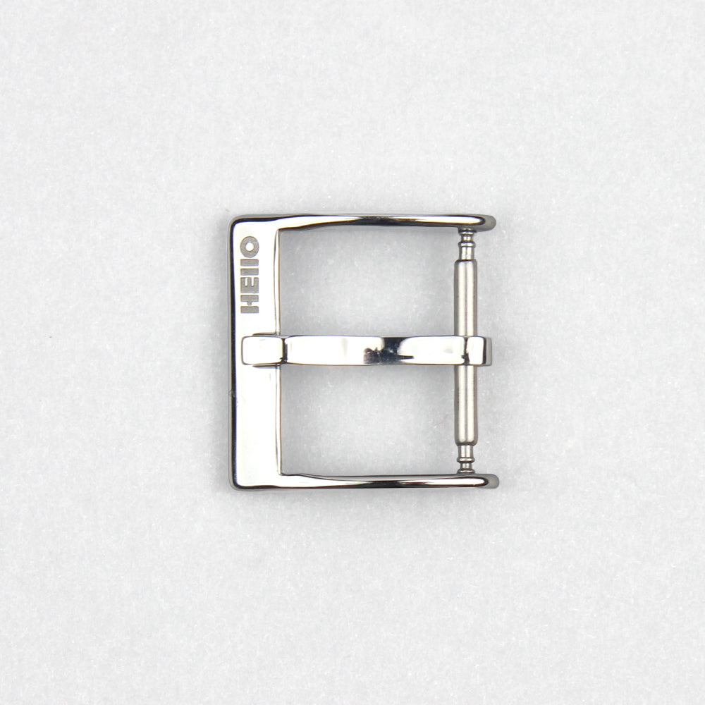 Slim Dress Tang Buckle — Polished Silver — 5