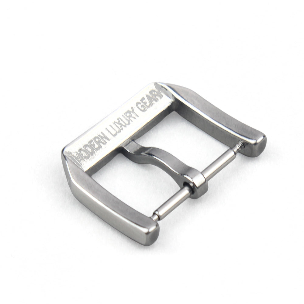 IWC Style Tang Buckle — Brushed Silver — 3