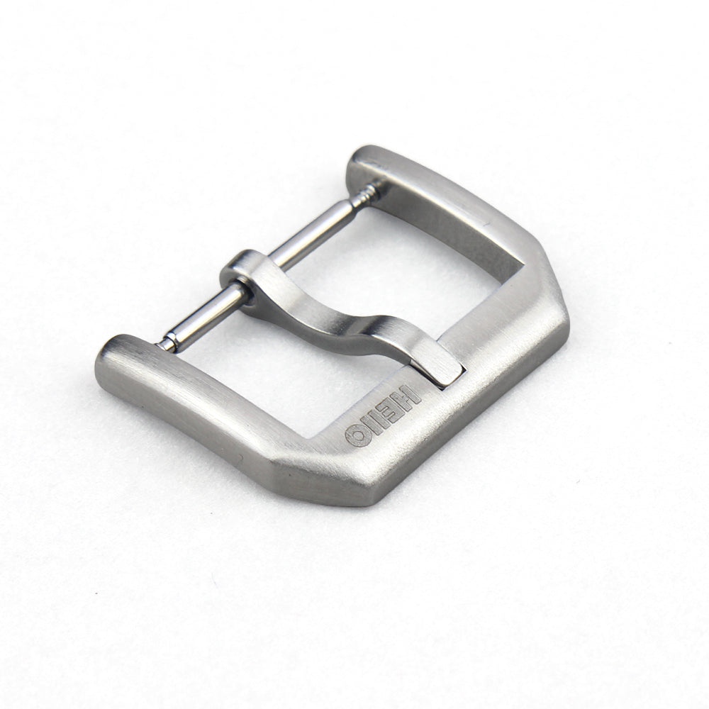 IWC Style Tang Buckle — Brushed Silver — 2