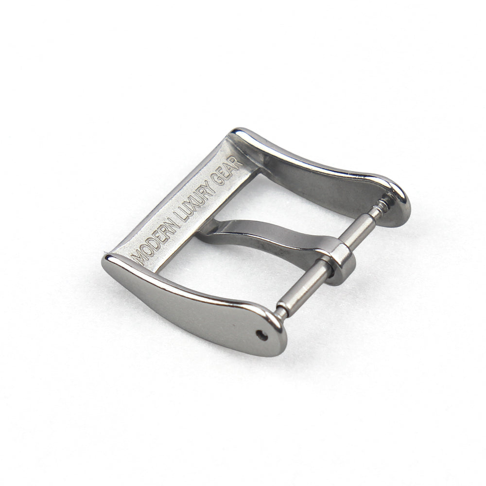 Slim Dress Tang Buckle — Polished Silver — 3