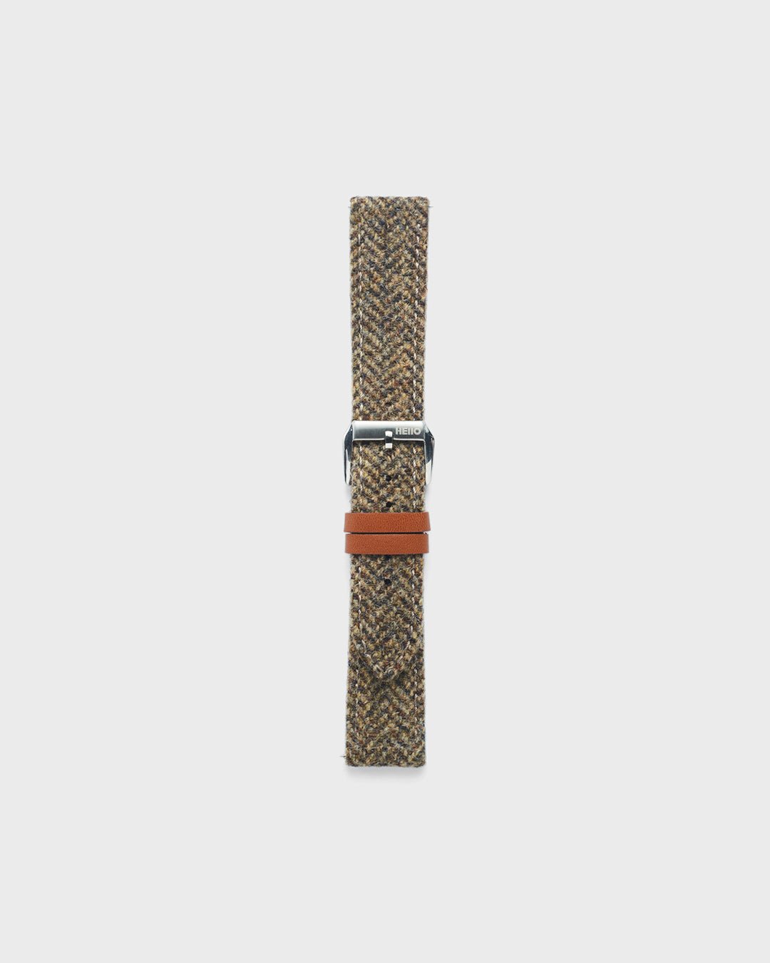 Beaver__EMBRACE - Brown 20mm watch strap in khadi