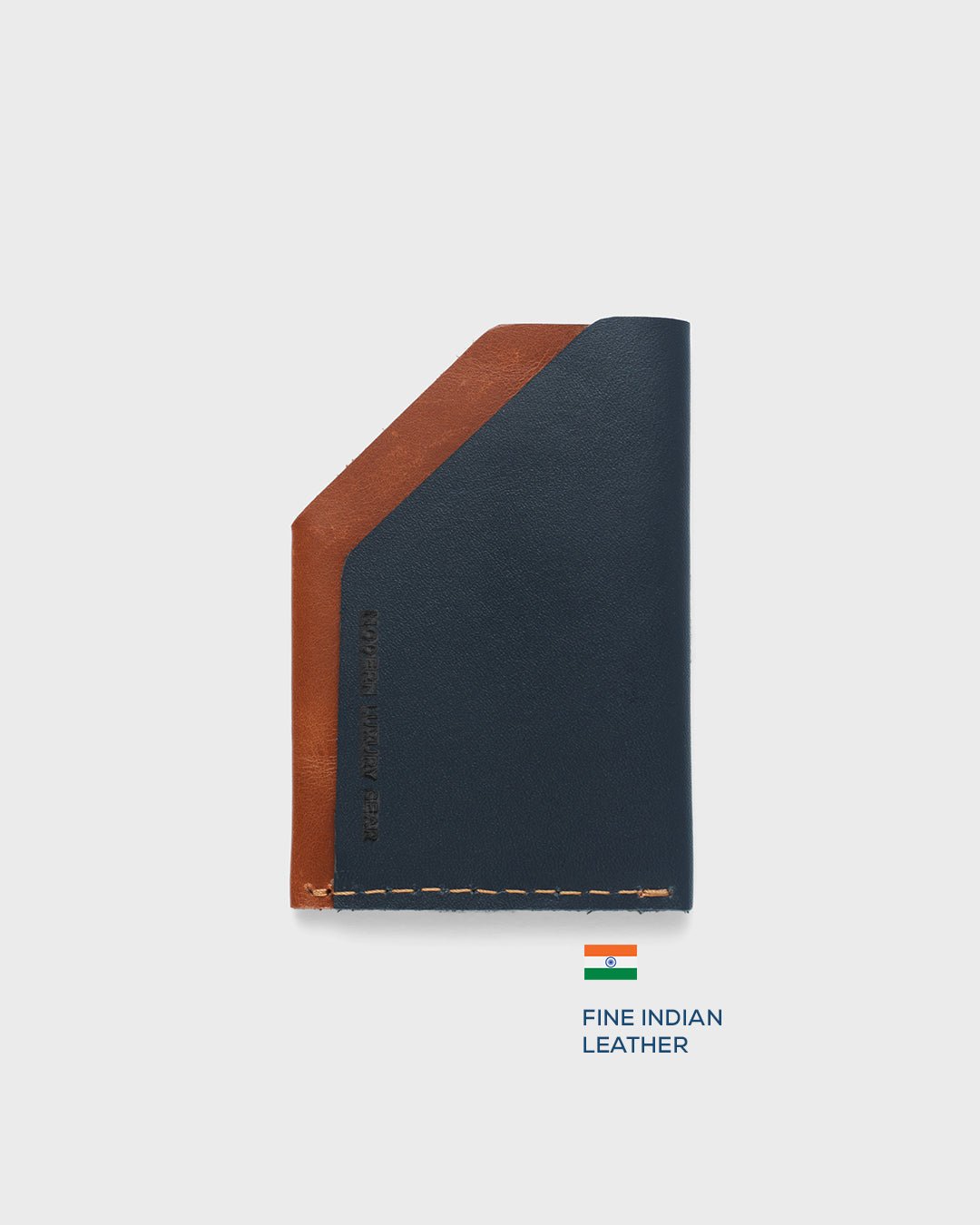 Navy + Tan__FOUNDERS WALLET - HEllO Modern Luxury Gear