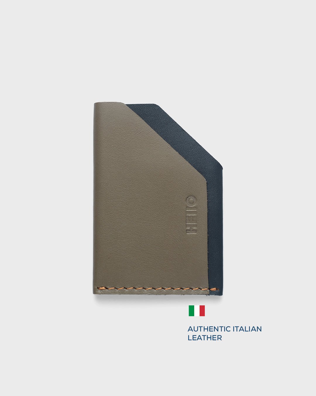 Trout Grey + Navy__Saffiano Warm Grey + Navy__FOUNDER'S WALLET (ITALIAN LEATHER) - HEllO Modern Luxury Gear