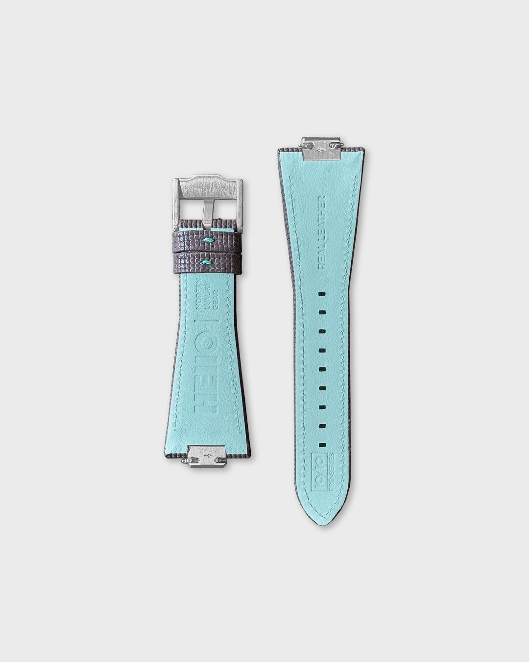 Shadow grid - Tiffany__ , Tissot PRX Leather Strap for 40mm