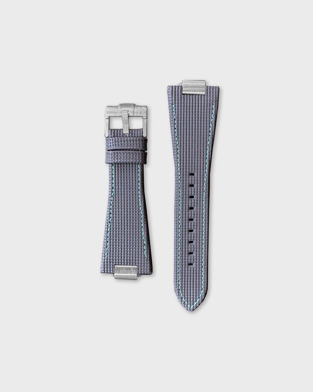 Shadow grid - Tiffany__ , Tissot PRX Leather Strap for 40mm